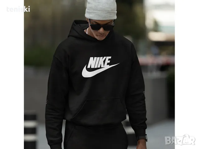 Качествен суичър NIKE принт Мъжки и женски, снимка 2 - Суичъри - 47436081