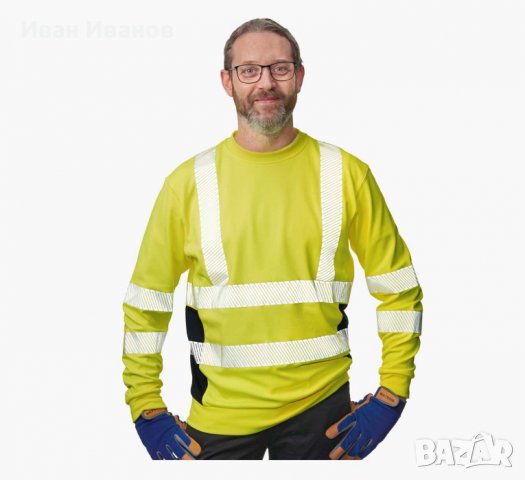 работна , рефлекторна плътна  блуза BILTEMA  размер Л 