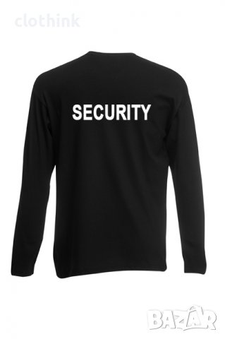 Тениска за охранители - SECURITY тениска, снимка 4 - Тениски - 11996751