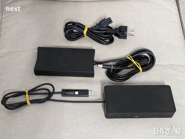 Докинг станция Dell Universal Dock D6000S USB 3.1 / 3.0 +130W +Гаранция, снимка 2 - Лаптоп аксесоари - 39376309