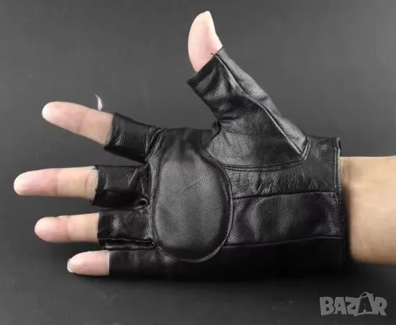 Железен Кръст Тевтонски Кръст Малтийски Кръст Розенкройцерски Ръкавици от Естествена Кожа - Агнешка, снимка 3 - Ръкавици - 48796520