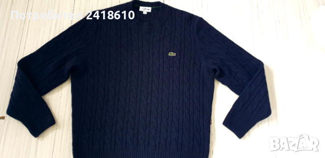 Lacoste Wool / Knit Mens Size 5 - L ОРИГИНАЛ! Mъжки Пуловер