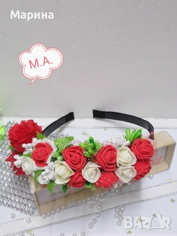 Китка за глава, вариант 30, снимка 5 - Аксесоари за коса - 54139807