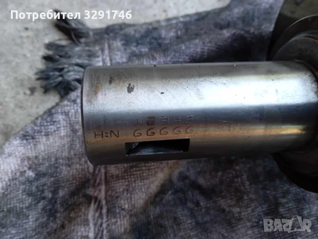 Колянов вал за Опел Зафира фейслифт 2004г 2.0 дизел 101к.с, снимка 2 - Части - 50536435