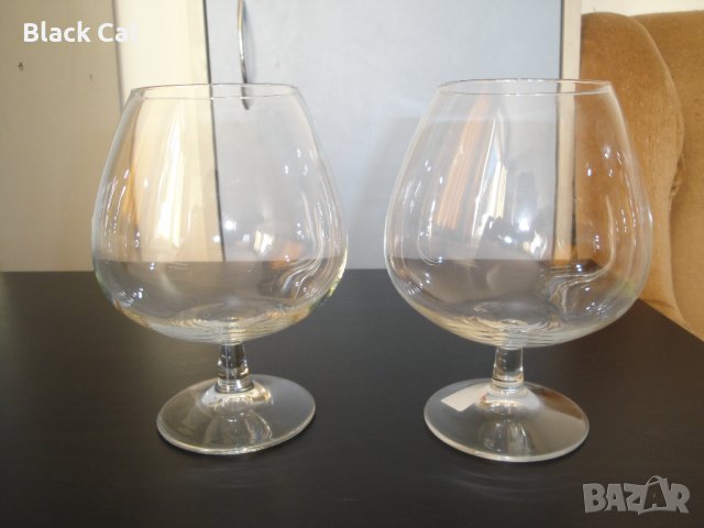 "IKEA" / "ИКЕА" – 2 нови огромни стъклени чаши за алкохол (бренди, коняк, уиски, ром), стъклена чаша, снимка 6 - Чаши - 39215997