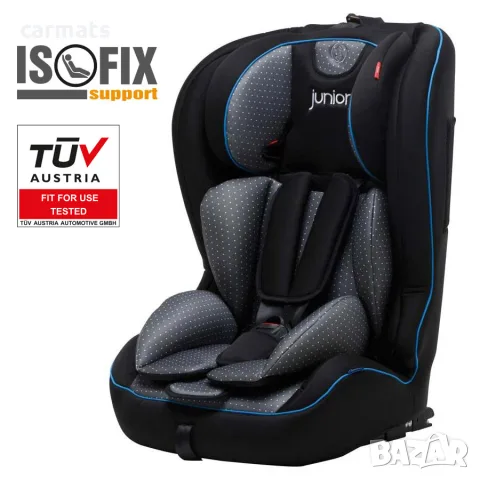 Детско столче за кола Petex Junior - Premium Plus Black