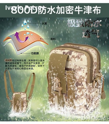 Тактическа чантичка за колан + ПРЕЗРАМКА , снимка 5 - Чанти - 31254222