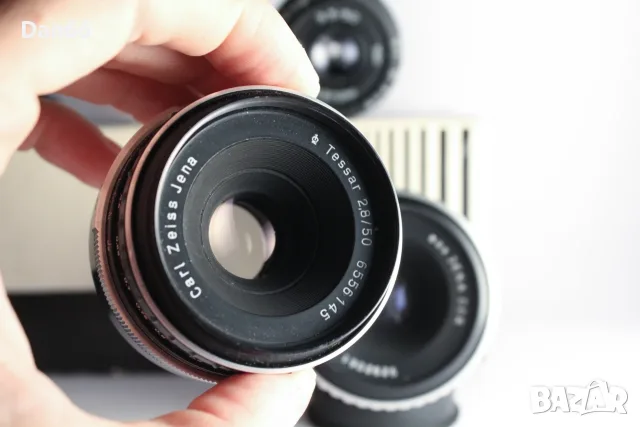 Лот М42 обективи - Pancolar 1,8/50, Tessar 2,8/50, Pentacon 1,8/50, Primotar 3,5/50, Industar 50mm, снимка 7 - Обективи и филтри - 56224347