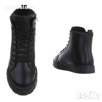 Ликвидация! Дамски високи кецове - Доставка 24 часа , снимка 3 - Кецове - 39846650