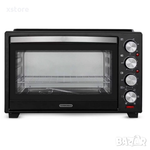 Компактна печка Termomax – фурна + два керамични котлона в едно, снимка 7 - Печки, фурни - 52690190