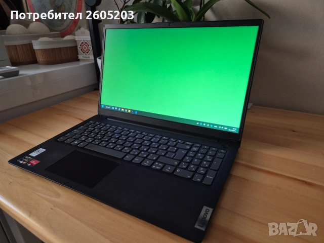 Като нов, в гаранция - Lenovo V15 G4 (16GB DDR5, Ryzen 5, 512GB NVMe), снимка 4 - Лаптопи за игри - 53182504