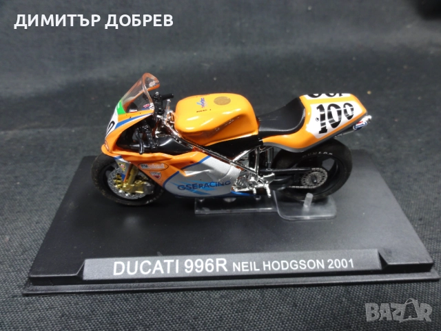 1/24 МАЩАБЕН МОДЕЛ МОТОЦИКЛЕТ МОТОР DICATI 996R, снимка 3 - Колекции - 51934130