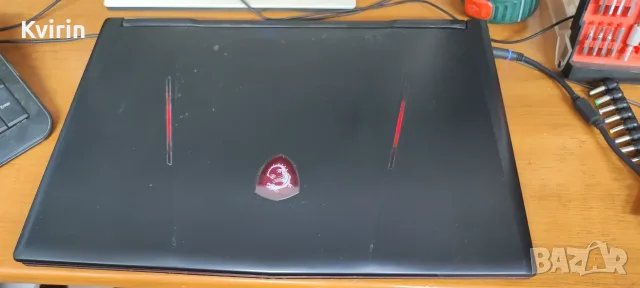 MSI Gaming GL63 8SC за части / проект (Пали, без зарядно), снимка 2 - Лаптопи за игри - 55959708