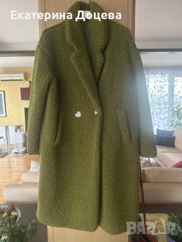 Палто Теди Беър в зелено