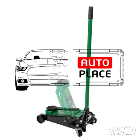 Нископрофилен крик с 2 помпи 3 тона ( 135 – 465 мм ) RockForce, снимка 3 - Други инструменти - 54030087