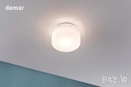 Бял LED плафон Paulmann 71081 Maro, 6,8 W, 430 lm, 3000 K, IP44, снимка 8 - Други стоки за дома - 56228511