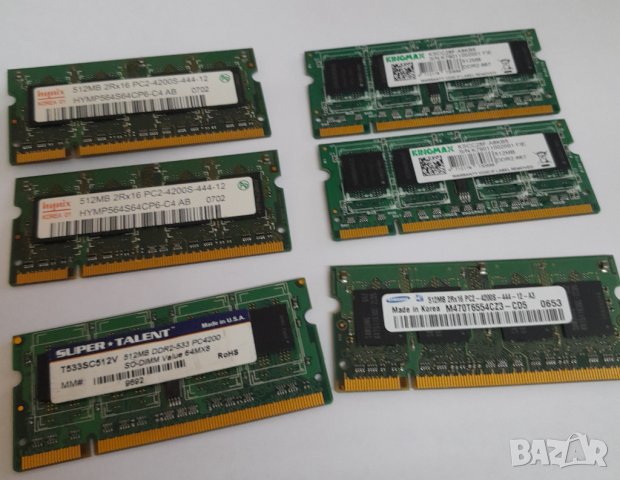 Рам памети DDR 2 за лаптоп, снимка 4 - RAM памет - 32852000