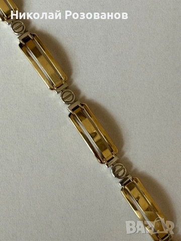 Златна гривна унисекс НОВА!