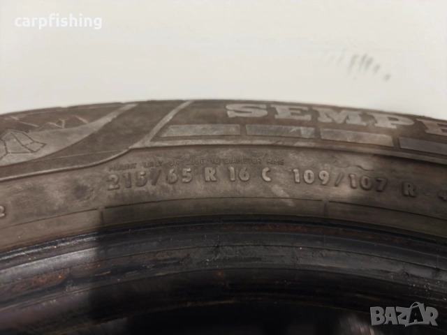 2 броя зимни гуми за бус SEMPERIT VAN GRIP-3 215/65 R16, снимка 4 - Гуми и джанти - 52389688