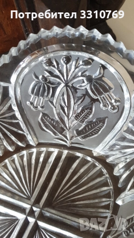 Красиви кристални фруктиери., снимка 3 - Аксесоари за кухня - 52616984