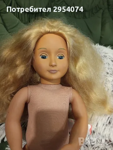 Кукла Battat Our Generation. Руса коса в страхотна форма. Много хубава кукла. синьо око