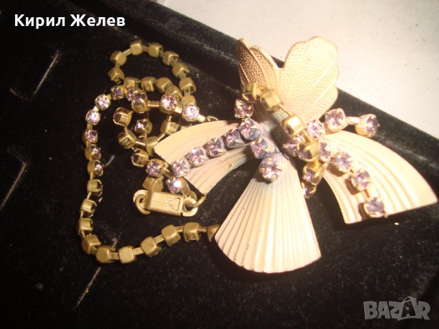 Златисто дизайнерско арт колие с много аметистчета 8405, снимка 11 - Колиета, медальони, синджири - 31403532
