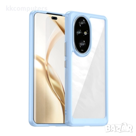 Honor 200 Pro Силиконов Калъф Transparent TPU и Протектор, снимка 2 - Калъфи, кейсове - 52835138