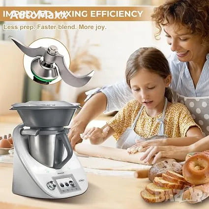Тестомесач за Thermomix TM5/TM6/TM7, Нож за тестомесач от неръждаема стомана , снимка 10 - Кухненски роботи - 55937507