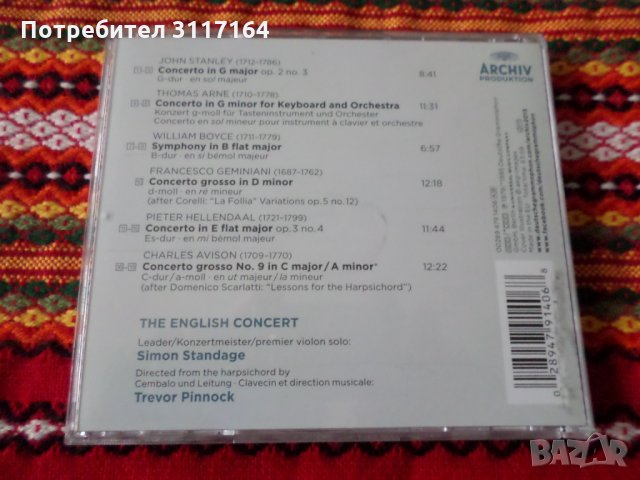 English Baroque Concerti - Trevor Pinnock- Archiv 479 1406, снимка 3 - CD дискове - 35023998