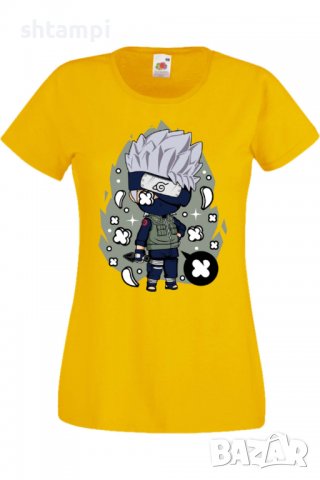 Дамска тениска Naruto Kakashi 01,Анимация,игра,Празник,Повод., снимка 9 - Тениски - 37945880