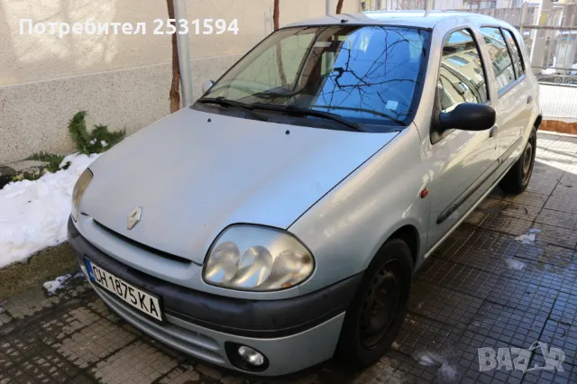Renault Clio 1.2 , 60 к.с. , Бензин, 2000 г. в много добро състояние, снимка 1 - Автомобили и джипове - 48731658