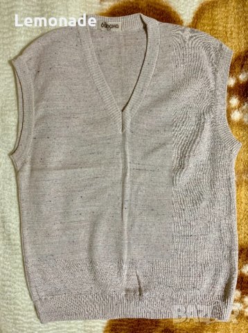 Нов дамски пуловер без ръкави, снимка 3