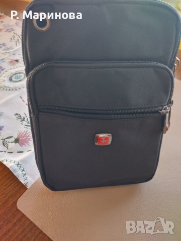 Мъжка чантичка с дълга дръжка , снимка 1 - Чанти - 44496376