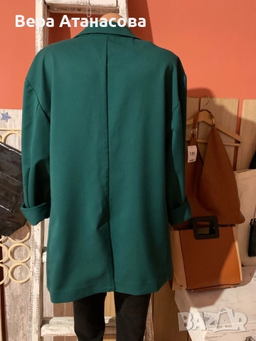 🤎👜🥾 Сако Divided в тюркоаз♥️, снимка 2 - Сака - 52564385