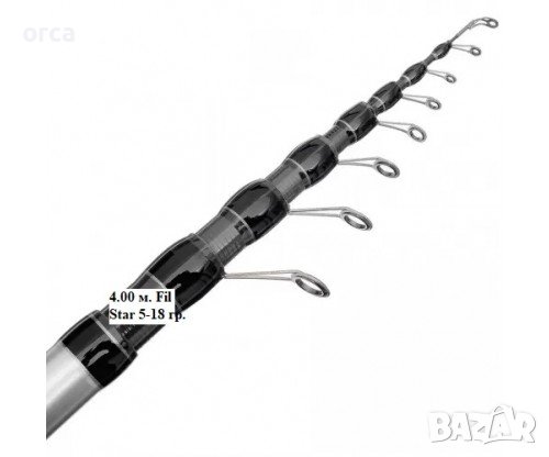 Телемач FilStar TeleMagic 418 4.00 м с 8 водачи различни акции, снимка 5 - Въдици - 38730840