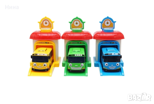 Комплект Автобуси с катапулти, снимка 5 - Коли, камиони, мотори, писти - 51727836