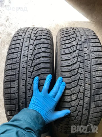 4бр зимни гуми 205/60/16 uniroyal hankook, снимка 3 - Гуми и джанти - 56142282