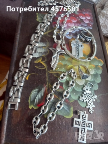 мъжки бижута сребро 925, снимка 1