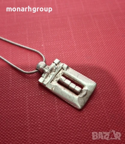 Сребърен ланец / скъсана закопчалка, снимка 9 - Колиета, медальони, синджири - 51043585