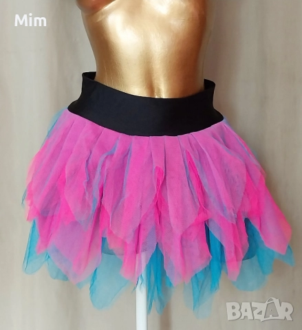 Пола / туту / в розово и синьо с пандела , снимка 2 - Поли - 51715793