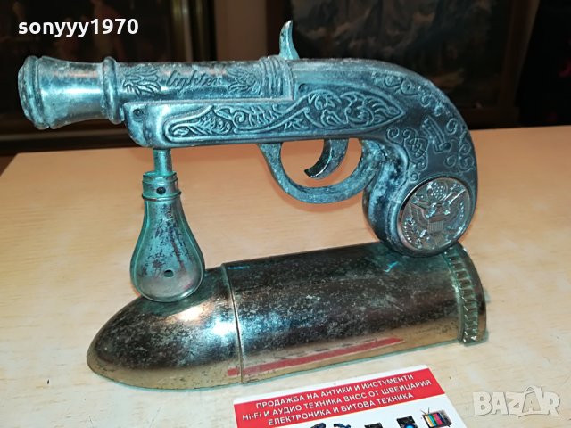 ретро пистолет-запалка внос от гърция 2408211137, снимка 4 - Антикварни и старинни предмети - 33905594