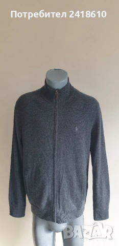 POLO Ralph Lauren Cardigan Wool Knitted Full Zip Mens Size M ОРИГИНАЛ! Мъжка Вълнена Жилетка с цял ц