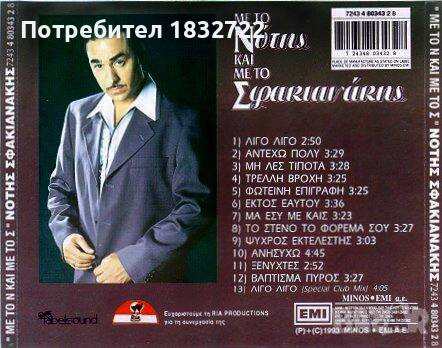 Гръцка  музика - Дискография Notis Stakianakis 1.91 Gb 410 песни, снимка 15 - CD дискове - 51698010