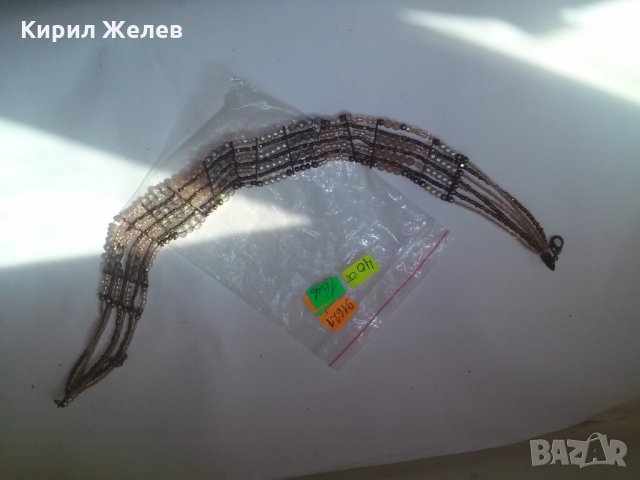 МЪНИСТЕНА РЕТРО АРТ СТИЛНА ОГЪРЛИЦА 91621, снимка 4 - Колиета, медальони, синджири - 29765088