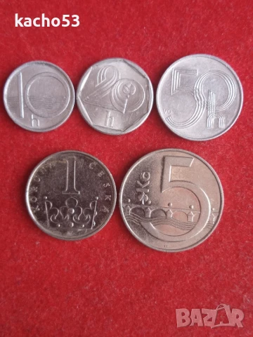 Лот монети Чехия.