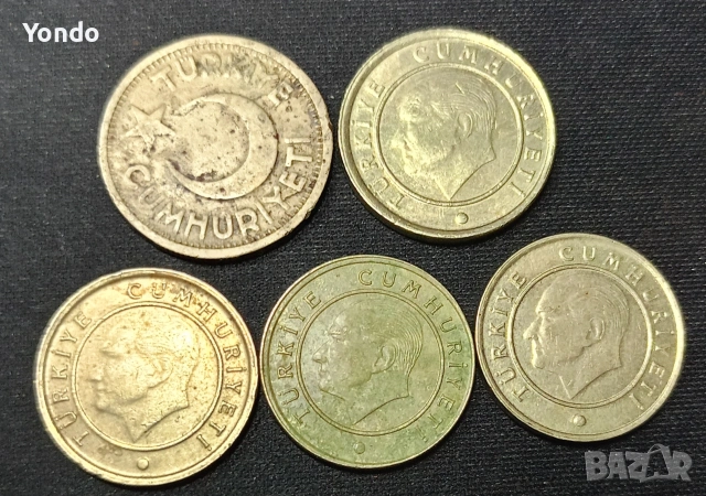 Лот турски монети, снимка 2 - Нумизматика и бонистика - 54096252