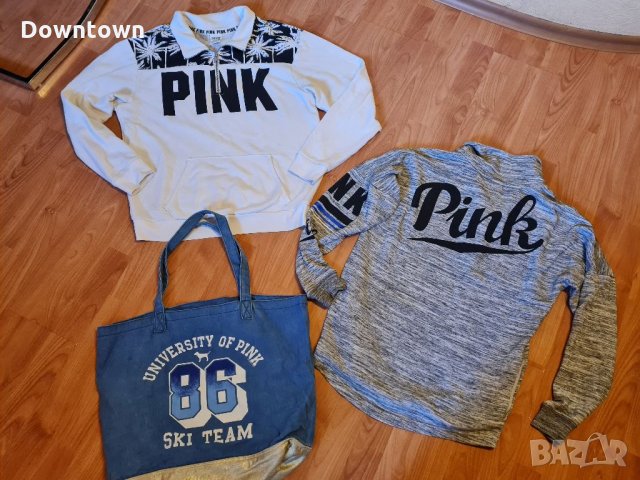 PINK by Victoria secret. 2 блузи с дълъг ръкав и чанта  PINK , снимка 7 - Блузи с дълъг ръкав и пуловери - 35608720