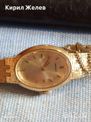 Марков дамски часовник SEIKO елегантен фин стилен 48984, снимка 7 - Дамски - 54119103
