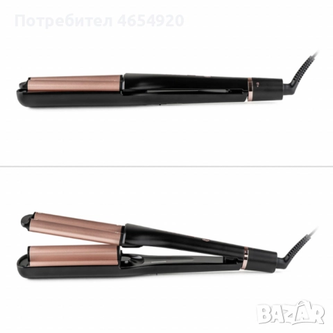Преса за къдрене на коса 4in1 Muhler MHS-999, снимка 5 - Преси за коса - 52558884