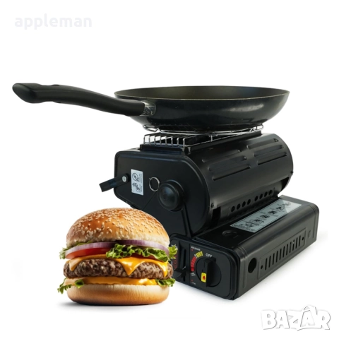 Преносим газов отоплител печка за всякакви нужди - 1.3kW, снимка 2 - Газови котлони - 52319345